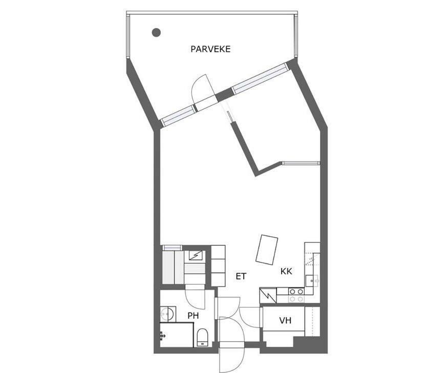 2ndhomes In Kamppi Center With Sauna And Balcony * Helsinki
